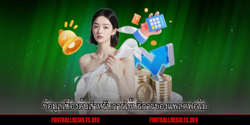 ข้อมูลเบื้องต้นสำหรับการใช้บริการของแพลตฟอร์ม
