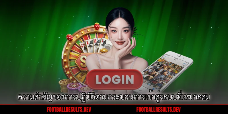 ความสำคัญของการปฏิบัติตามกระบวนการเข้าสู่ระบบที่เหมาะสม
